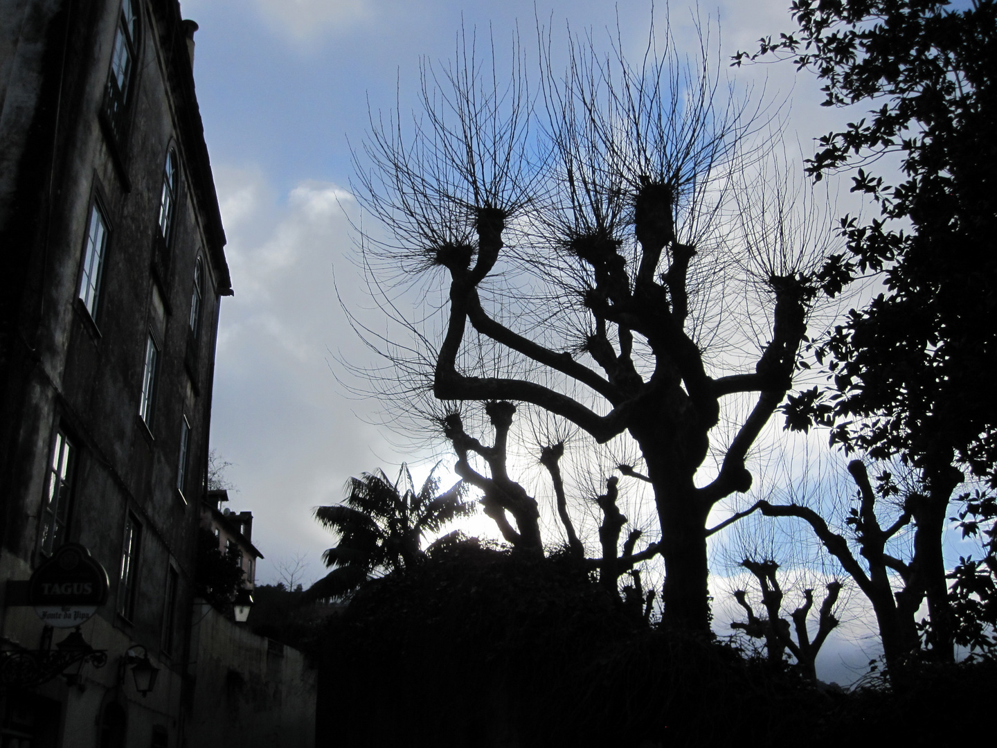 Der Himmel über dem Städchen Sintra