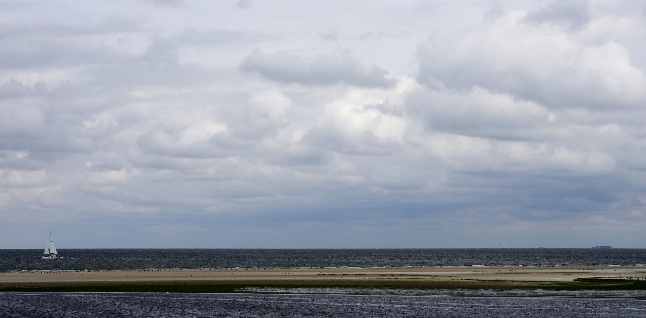 der Himmel über dem Wattenmeer