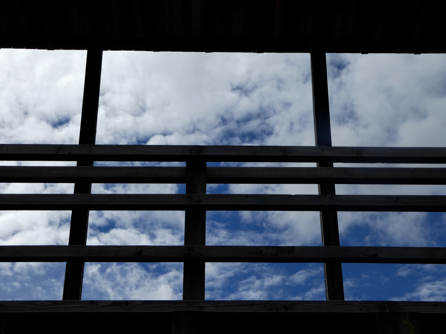 ....der Himmel über der Saline in Bad Dürkheim - eingerahmt