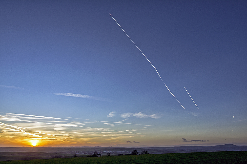 Der Himmel über Deutschland - 31.12.2015