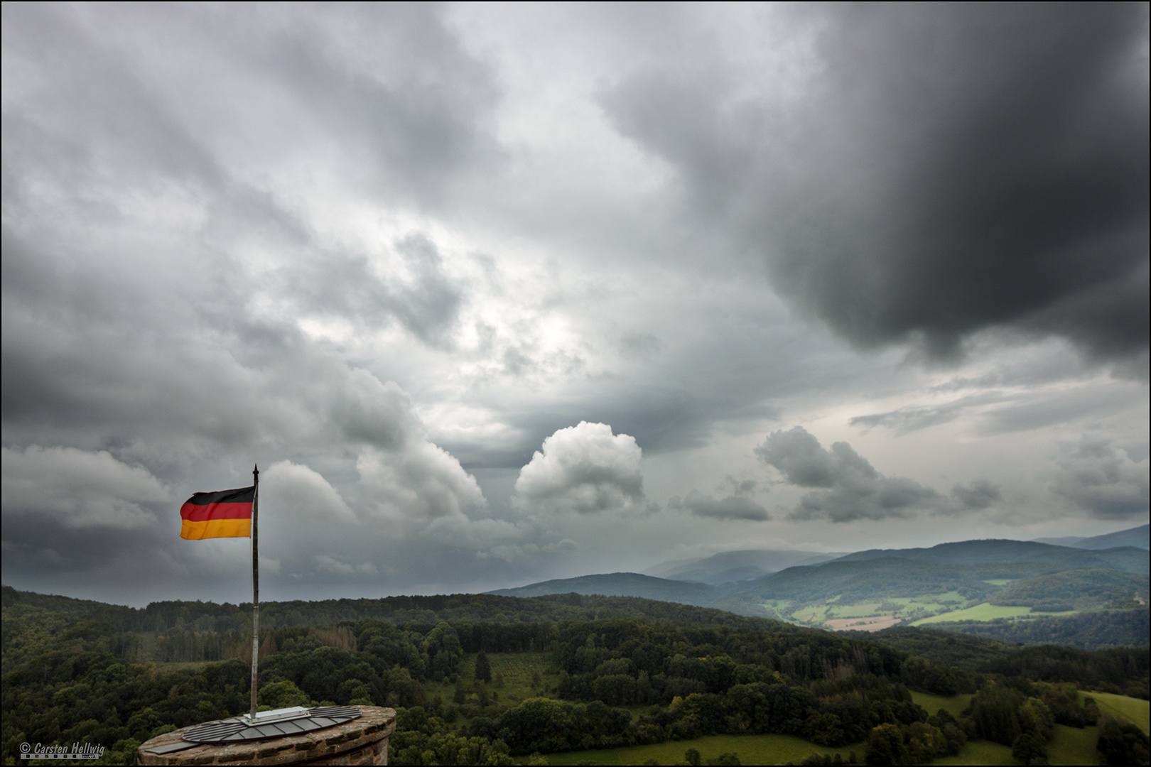 Der Himmel über Deutschland