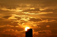 Der Himmel über Düsseldorf...