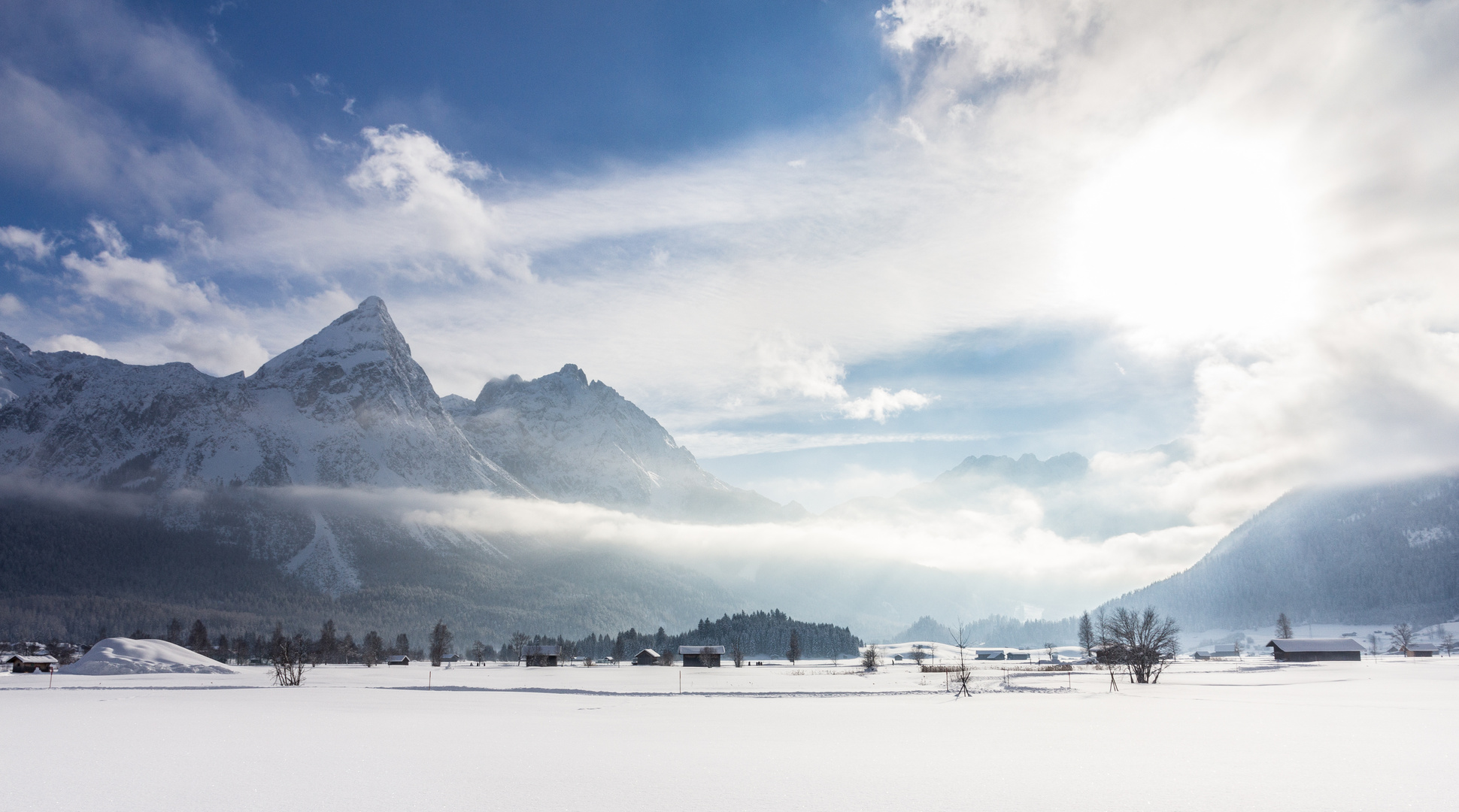 Der Himmel über Ehrwald