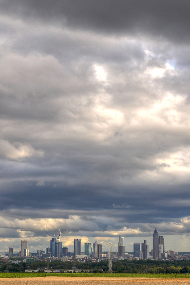 Der Himmel über Frankfurt