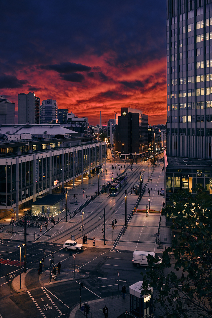 Der Himmel über Frankfurt