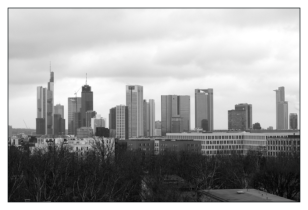 Der Himmel über Frankfurt