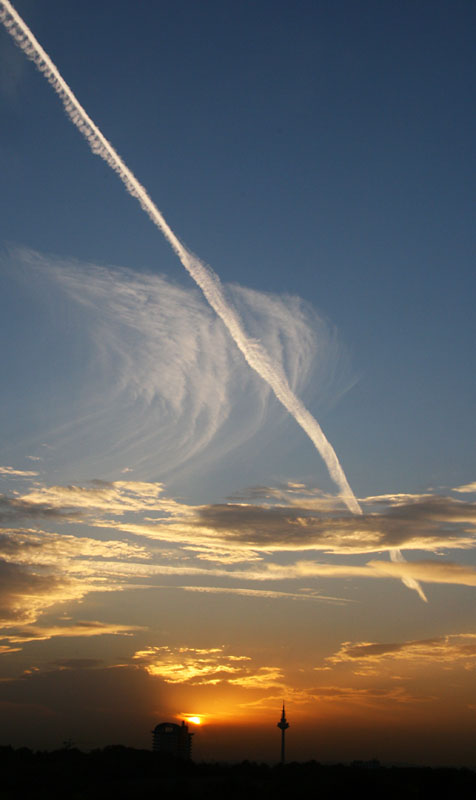 Der Himmel über Frankfurt