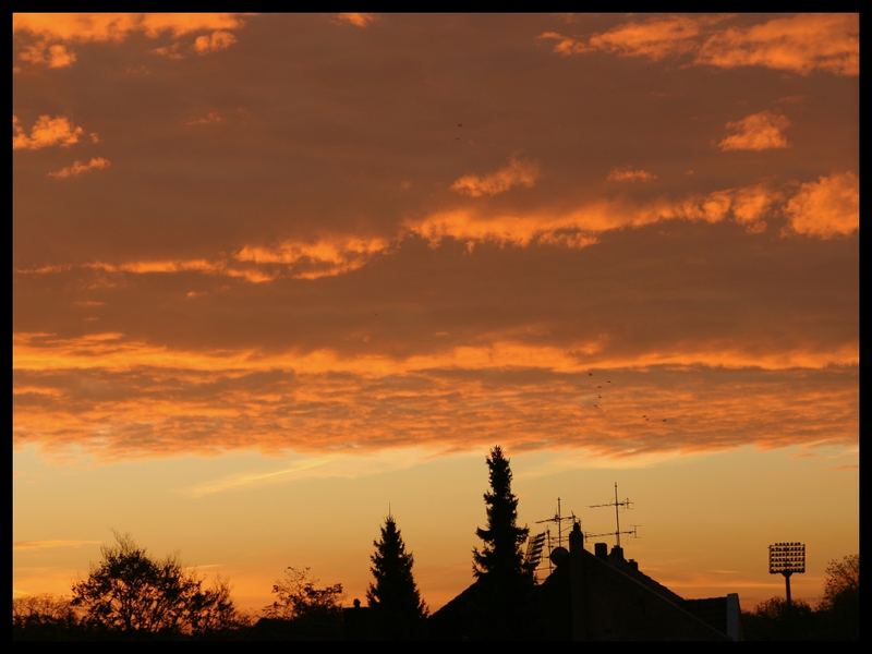 Der Himmel über Krefeld