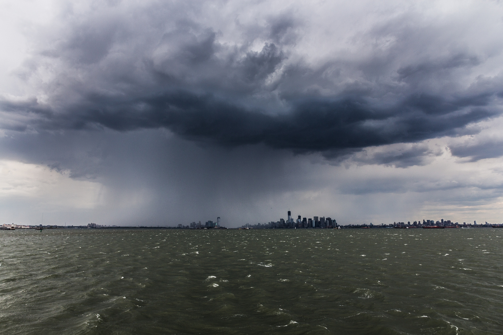 Der Himmel über Manhattan.