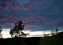 Der Himmel über Orust brennt