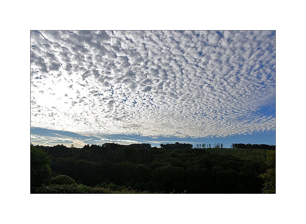 Der Himmel über Remscheid...