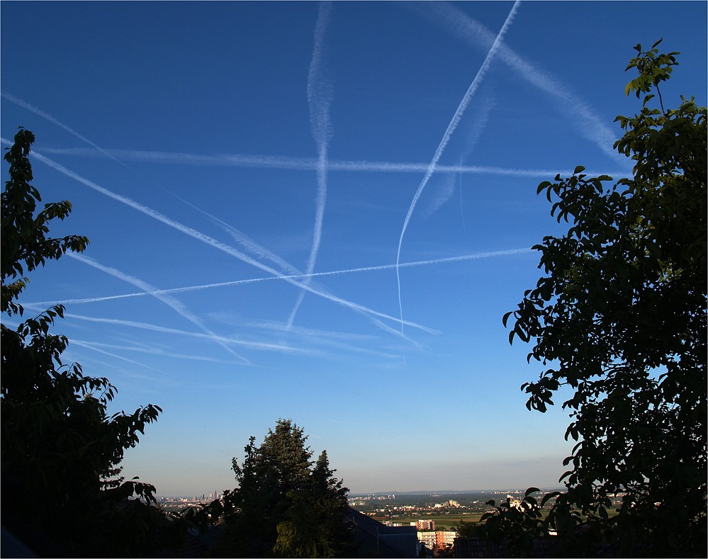 Der Himmel über Rhein-Main