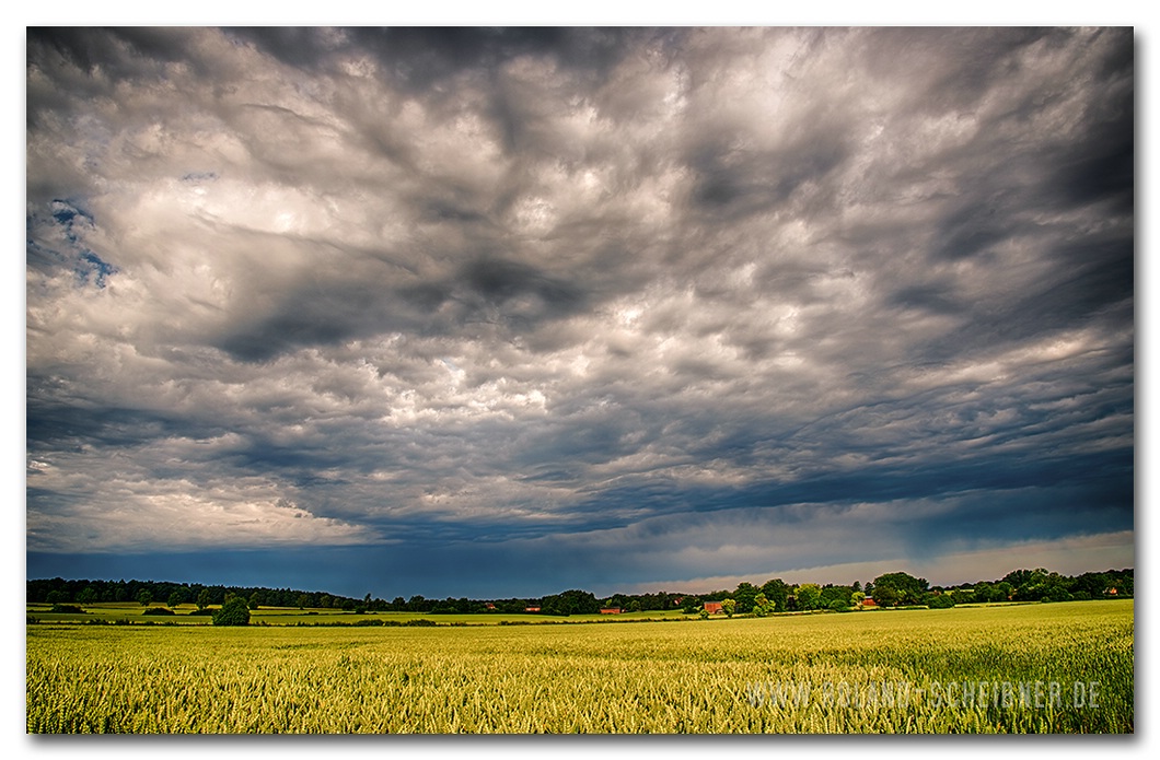 Der Himmel über Schleswig-Holstein