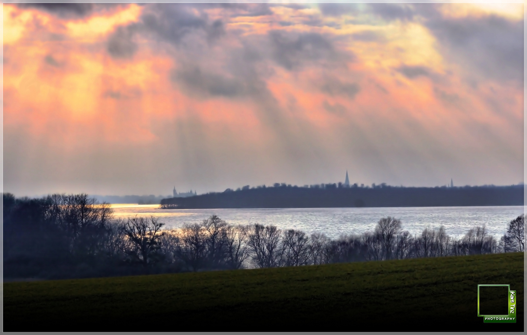 Der Himmel über Schwerin 