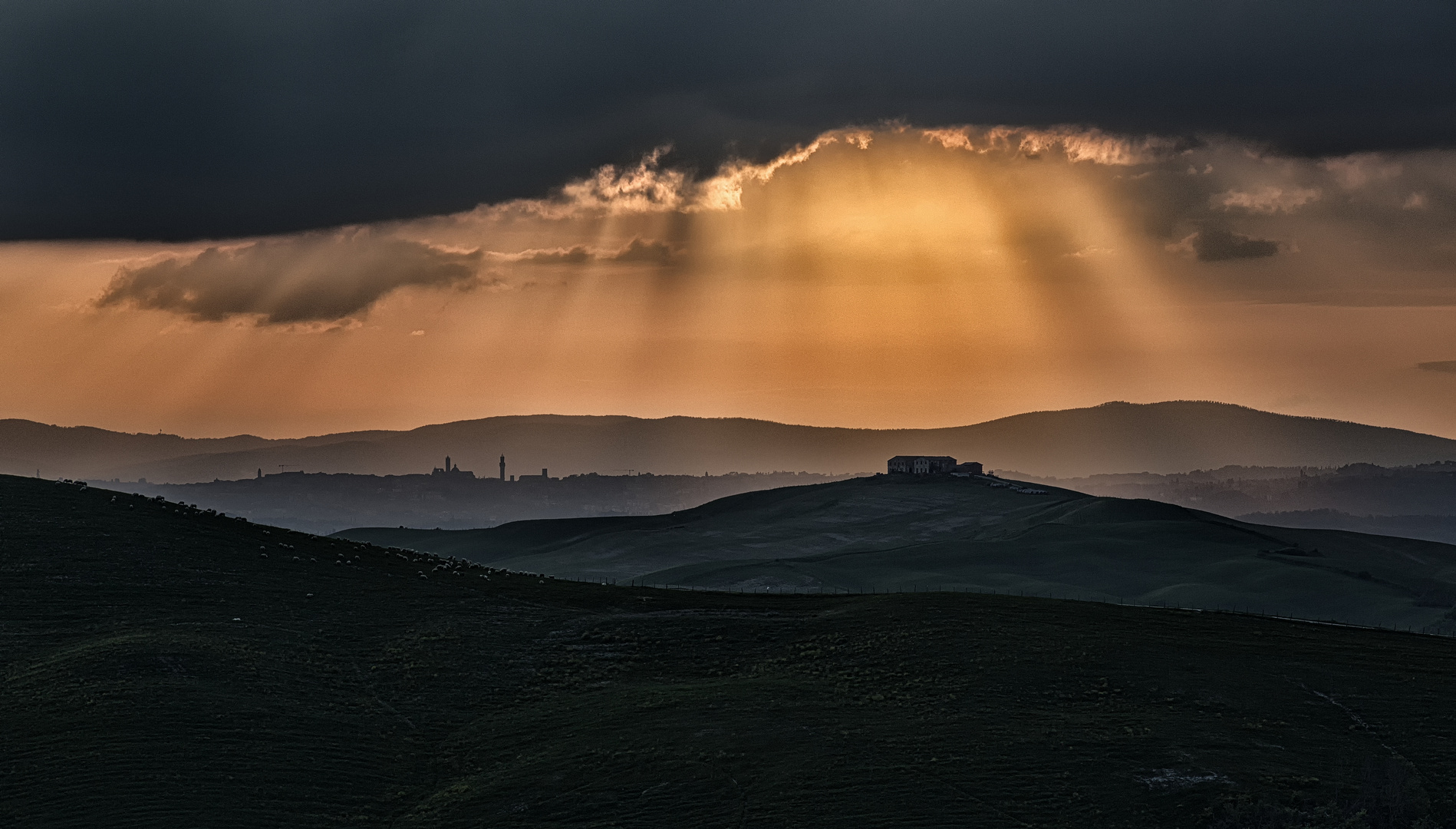 der Himmel über Siena