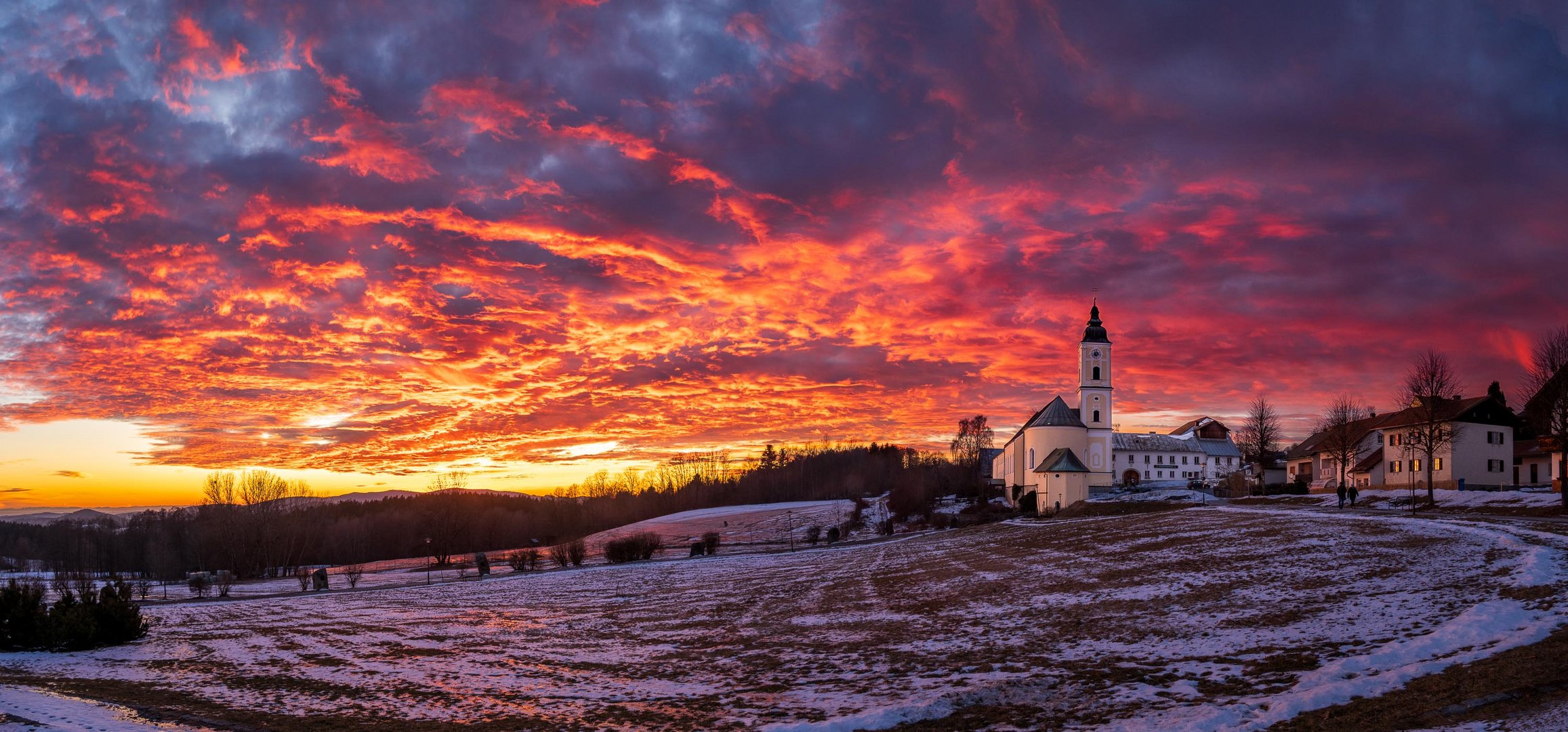 der Himmel über St. Oswald