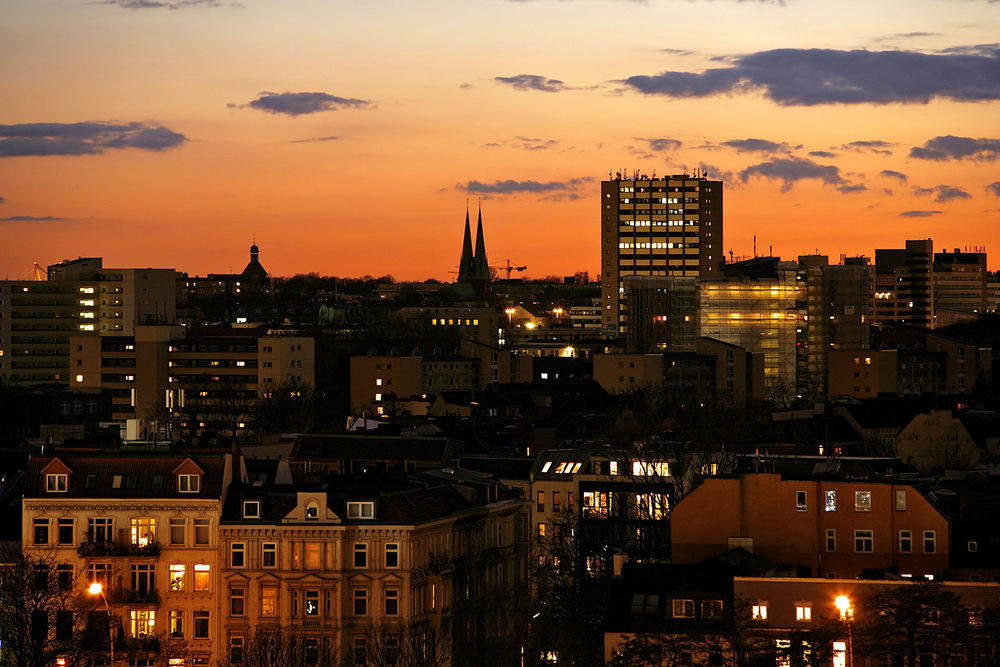 Der Himmel über St.Pauli