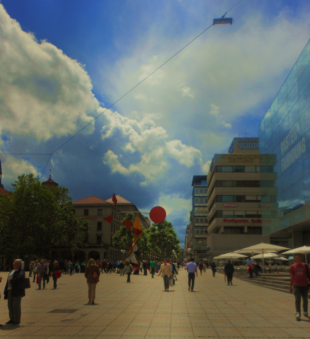 der Himmel über Stuttgart