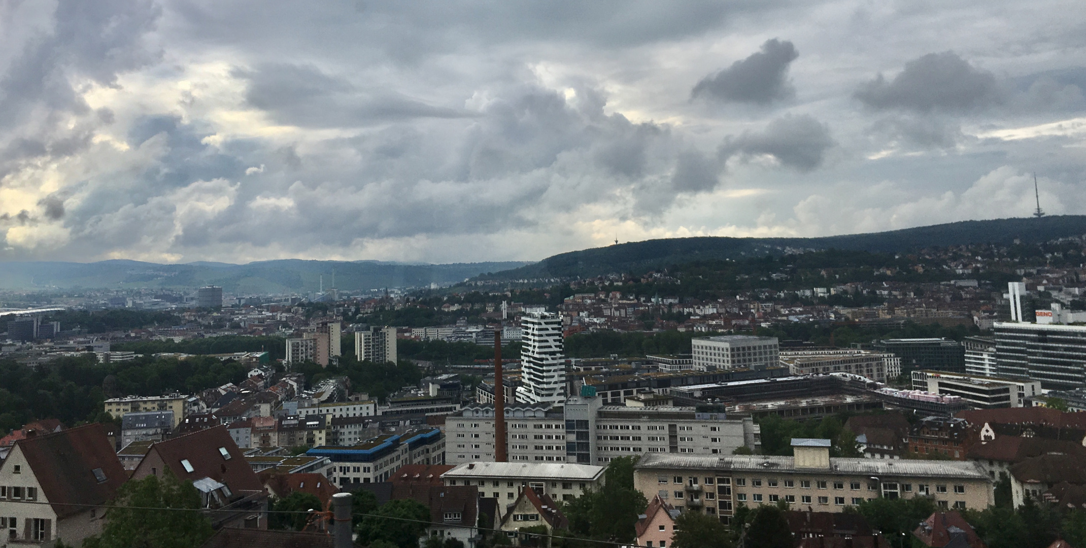 der Himmel über Stuttgart ist nicht wohl gesonnen