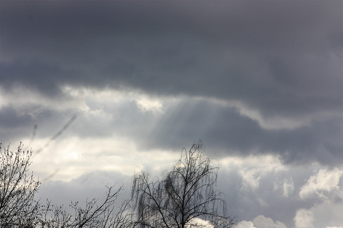 Der Himmel über unsrem Wohnort