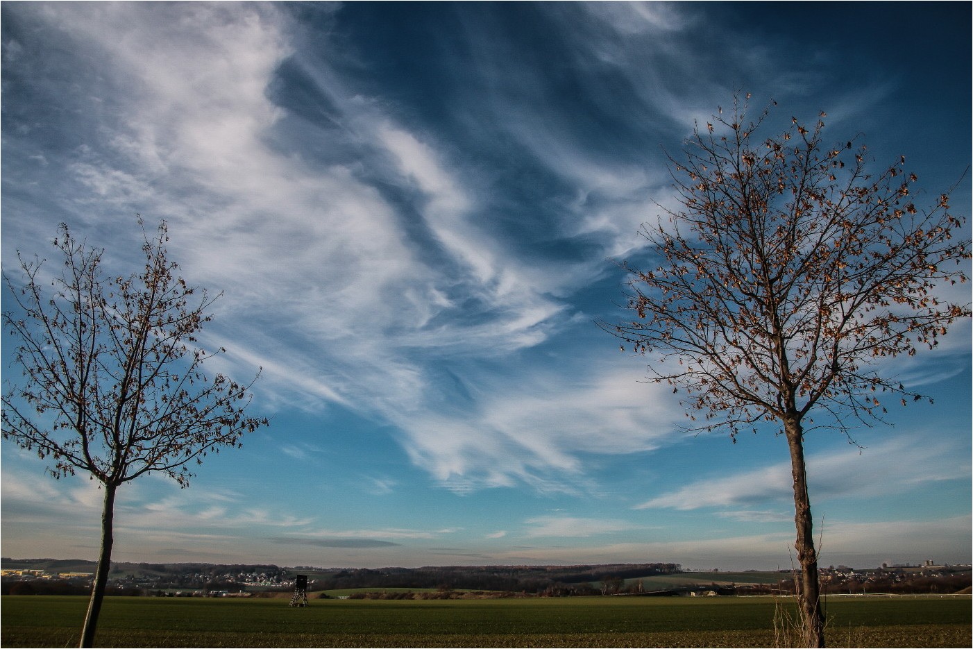 Der Himmel über Westsachsen