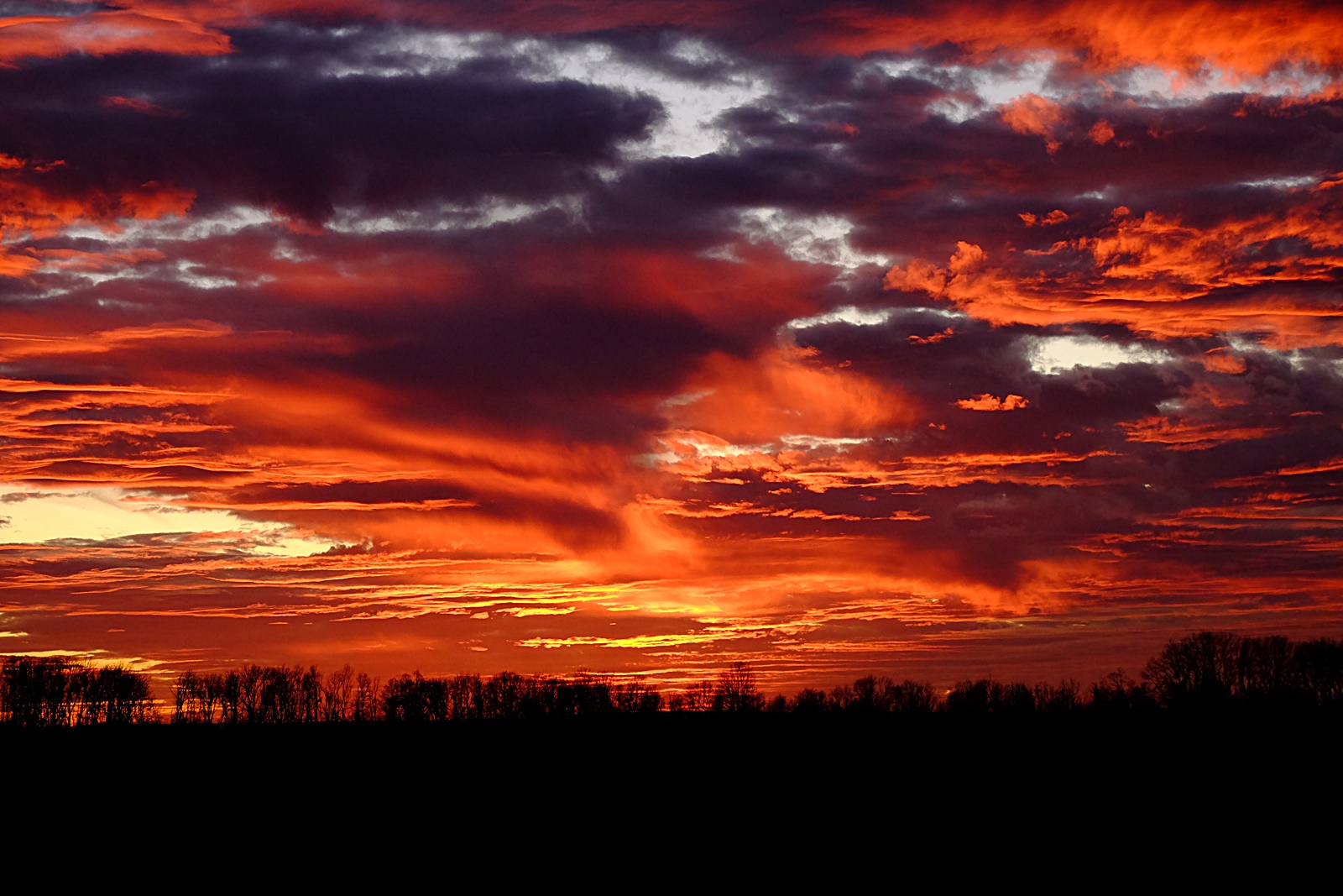 Der Himmel um die Jahreswende