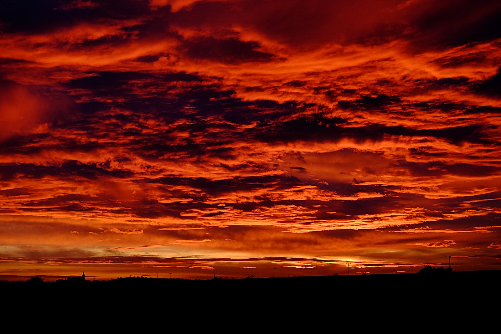 Der Himmel um die Jahreswende