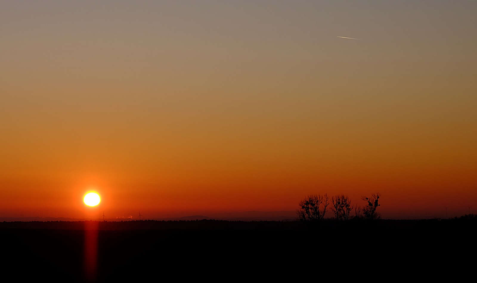 Der Himmel um die Jahreswende