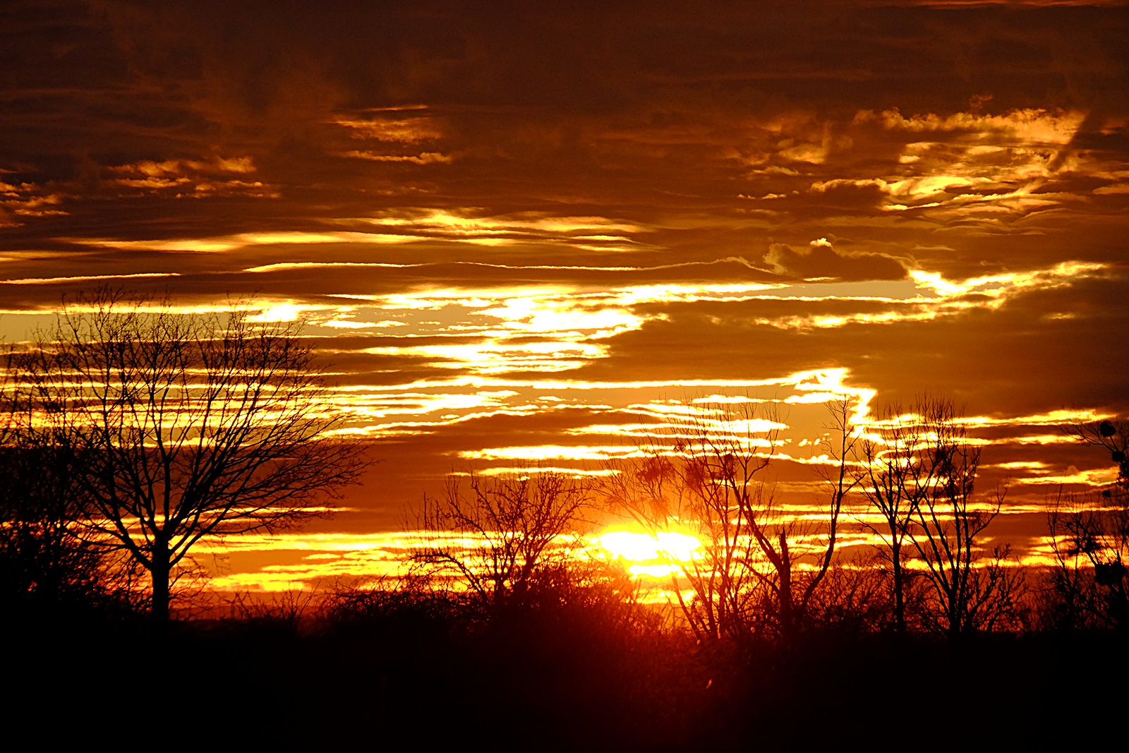 Der Himmel um die Jahreswende