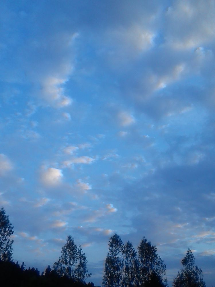 Der Himmel und die Wolken