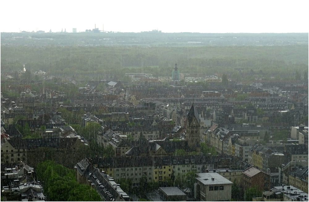 Der Himmel weint über Köln ...