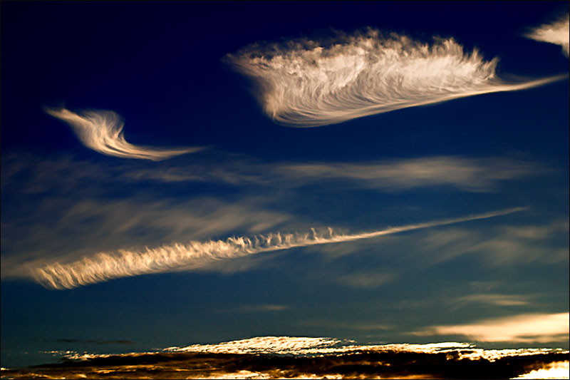 Der Himmel wird gekämmt