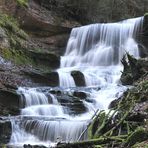 Der Hintere Wasserfall in Murrhardt.