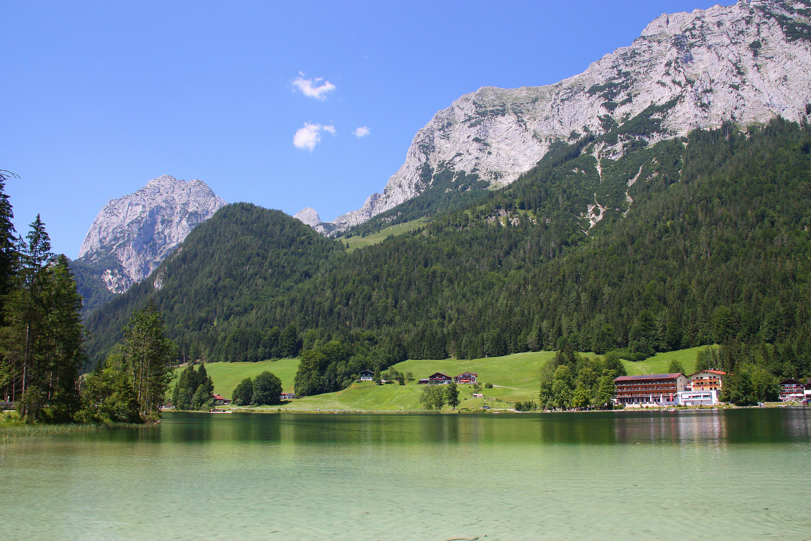 Der Hintersee bei Ramsau ( Berchtesgaden )