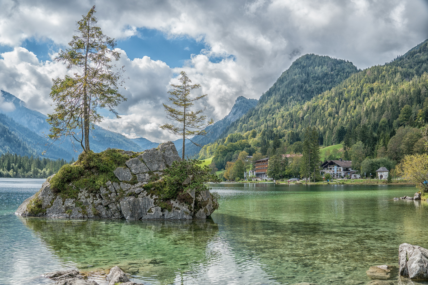 DER HINTERSEE IM BERCHTESGADENER LAND - SEPTEMBER 2018