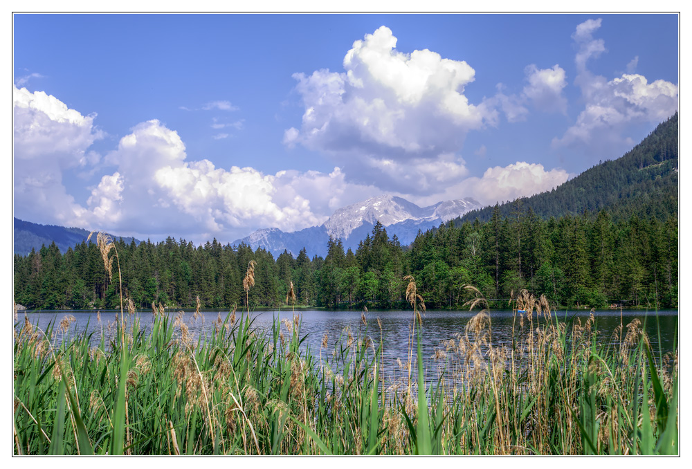 Der Hintersee im Sommer