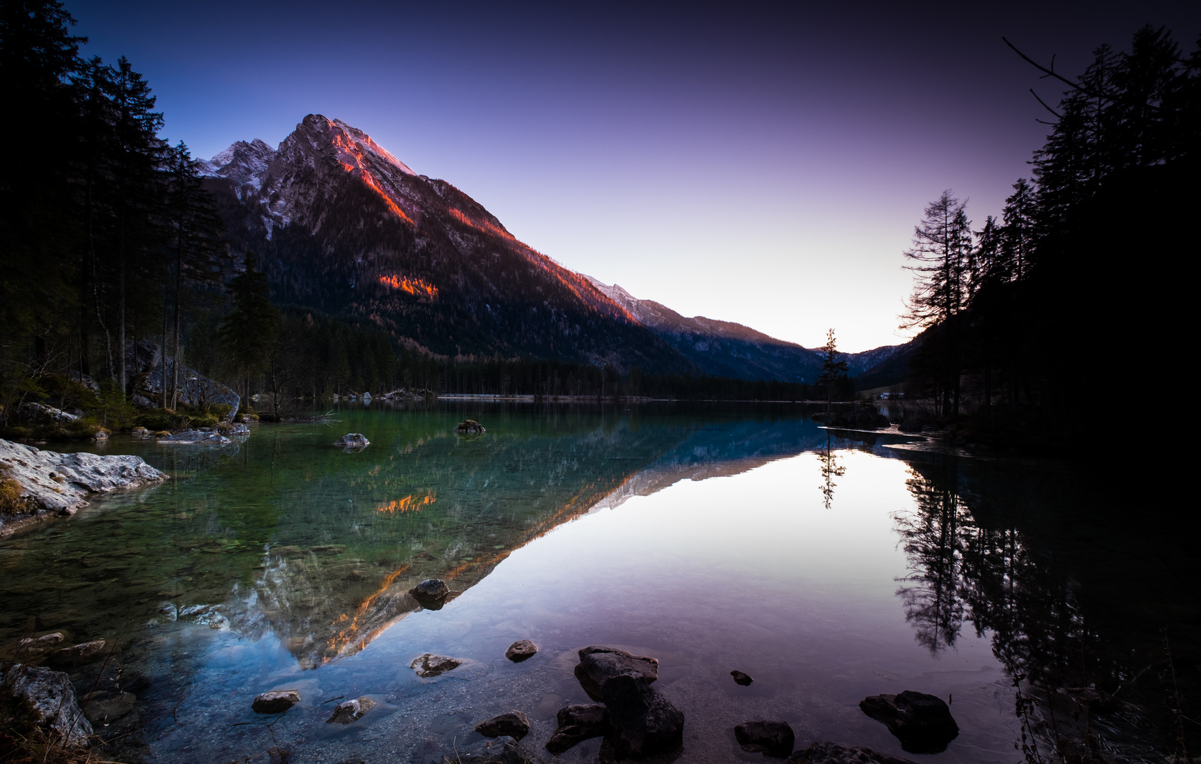 Der Hintersee in der Abendsonne :)