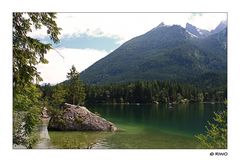 der Hintersee in der Ramsau......