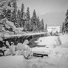 Der Hintersee in der Ramsau BGL im Winter