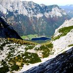 Der Hintersee von oben...