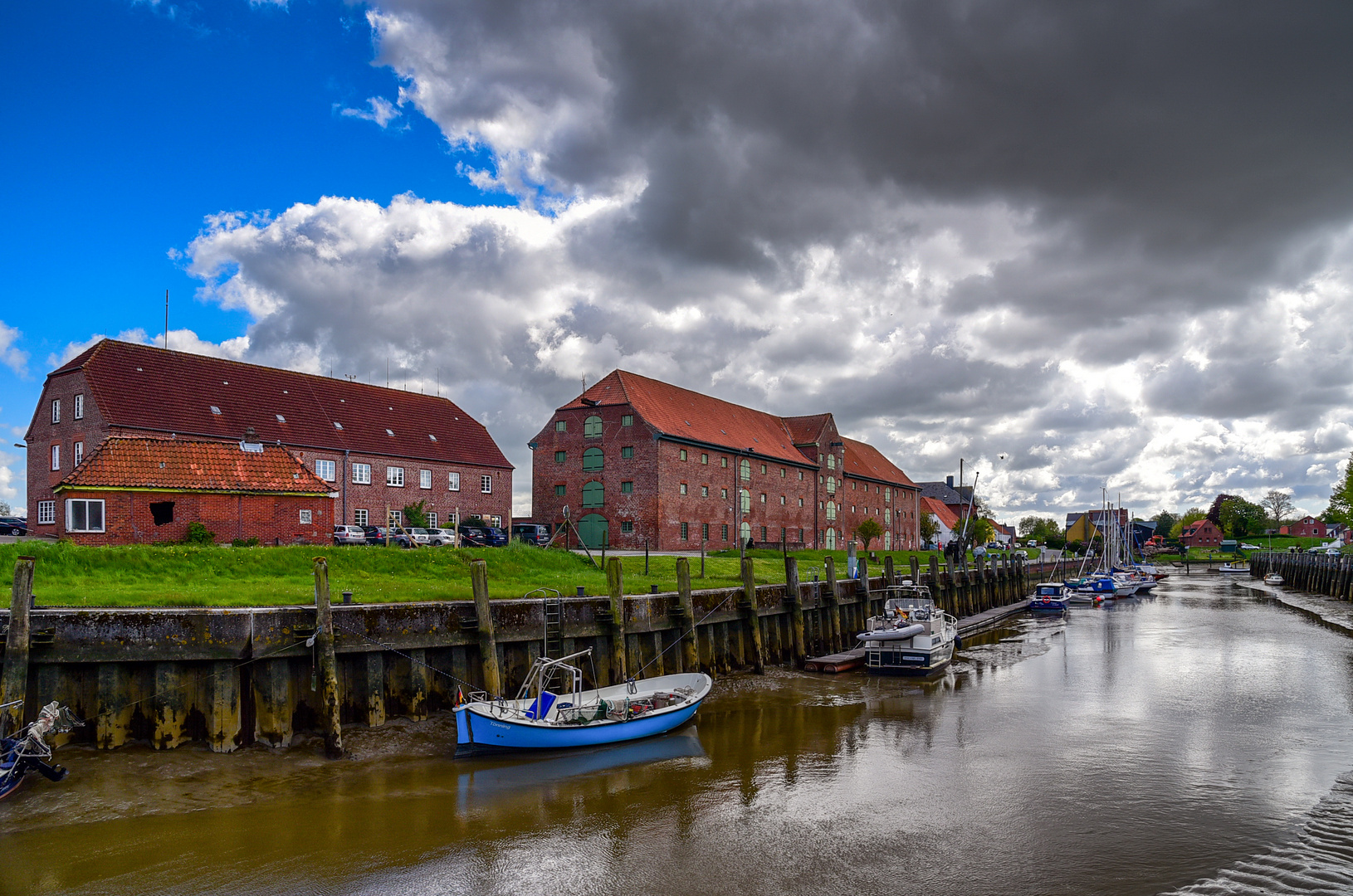 Der historische Hafen Tönning 