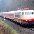 Der "historische" IC 2410 bei Schmuddelwetter