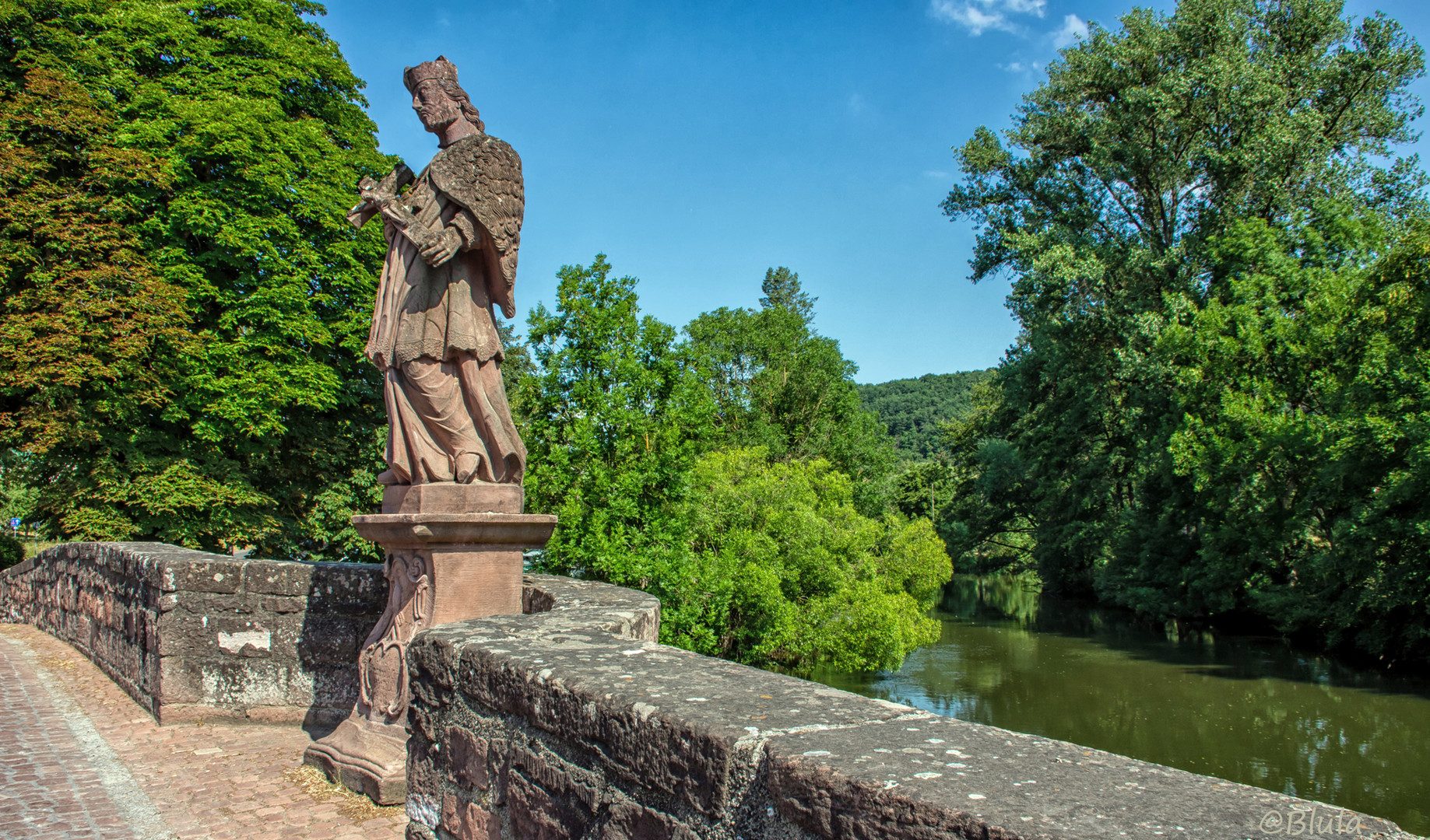 Der Hl.Nepomuk von der Tauberbrücke Reicholzheim