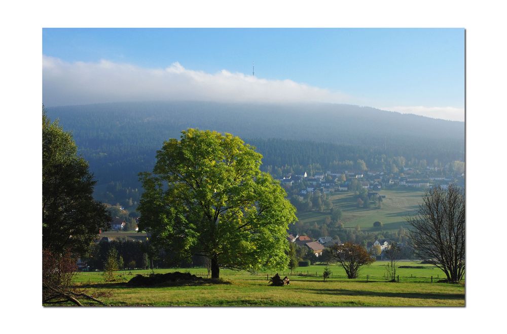 der Hochnebel kommt...