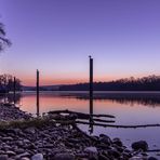 Der Hochrhein in den frühen Morgenstunden