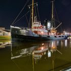 der Hochseeschlepper "Seefalke" im Museumshafen Bremerhaven