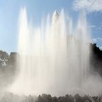 Der Hochstrahlbrunnen am Schwarzenbergplatz in Wien