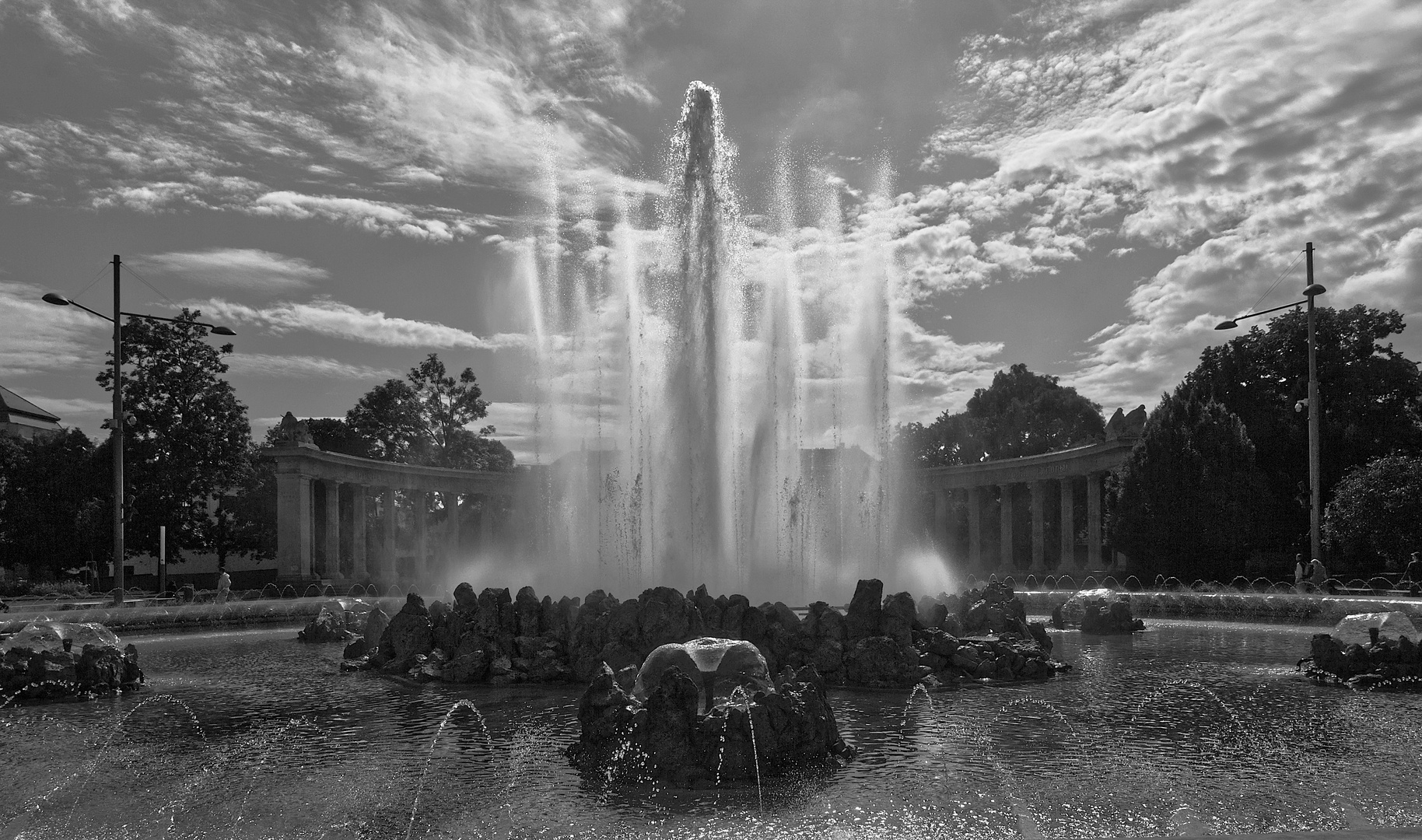 Der Hochstrahlbrunnen