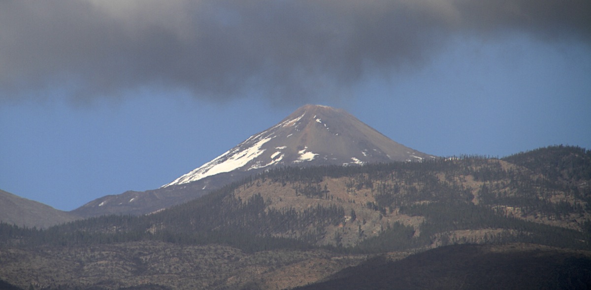 Der höchste Berg Spaniens, der Teide, 3718 m hoch