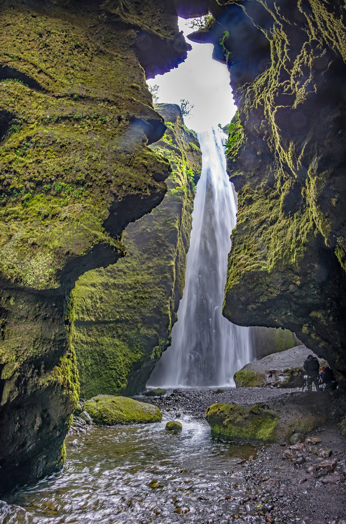 Der Höhlenwasserfall